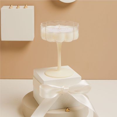 Claraluna - Candela in bicchiere bianco 25018