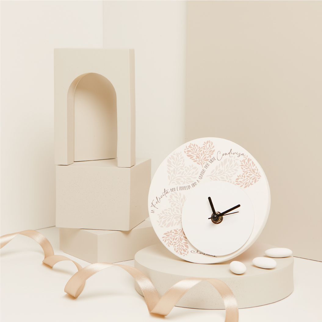 Claraluna - Orologio decorato cuori rosa 25024R