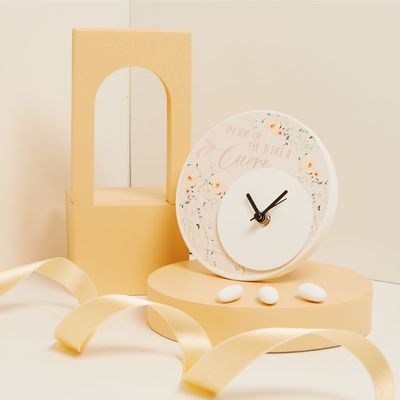 Claraluna - Orologio decoro floreale rosa 25034R