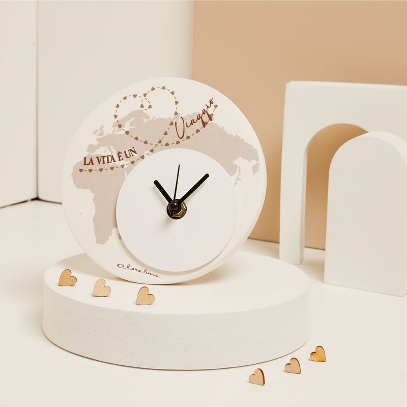 Claraluna - Orologio decoro viaggio 25044