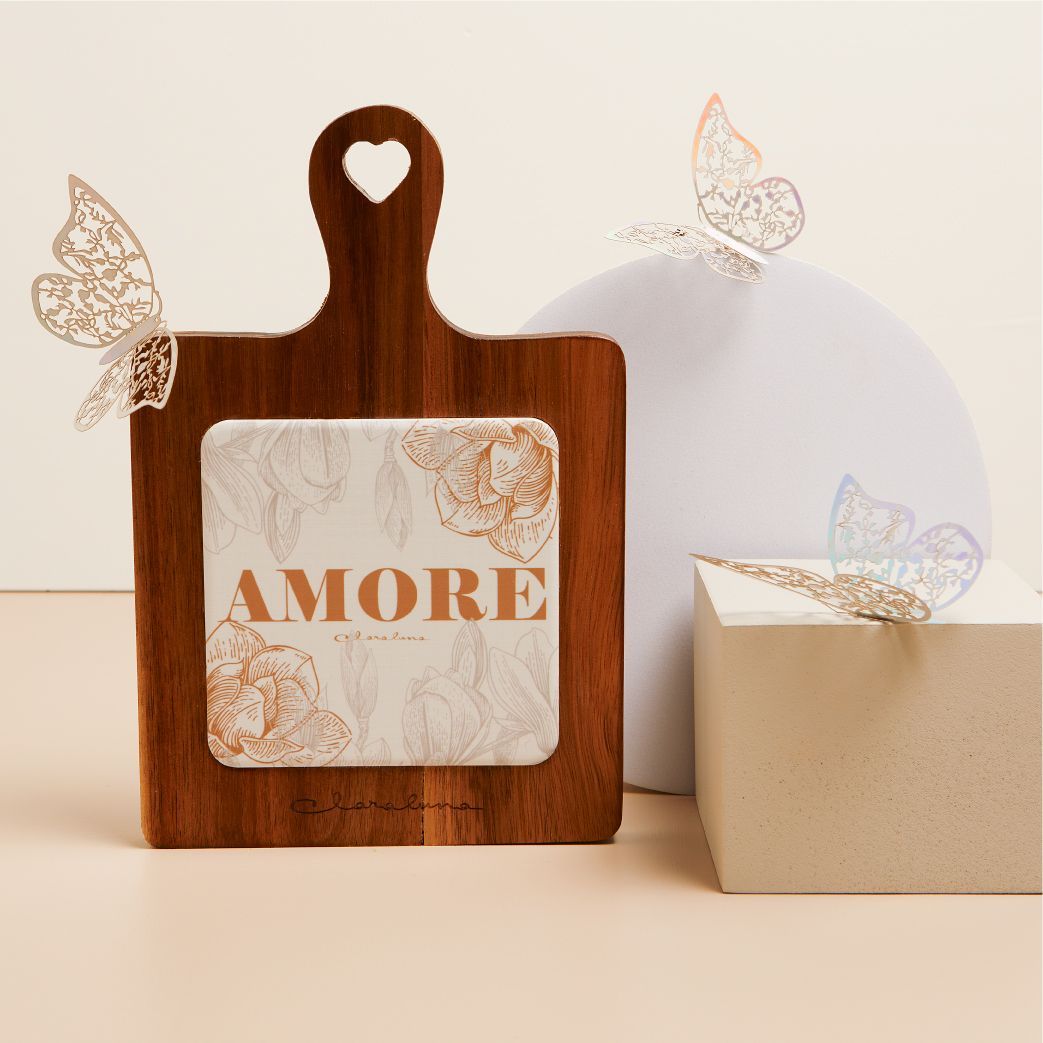 Claraluna - Tagliere decorato “Amore” 25057