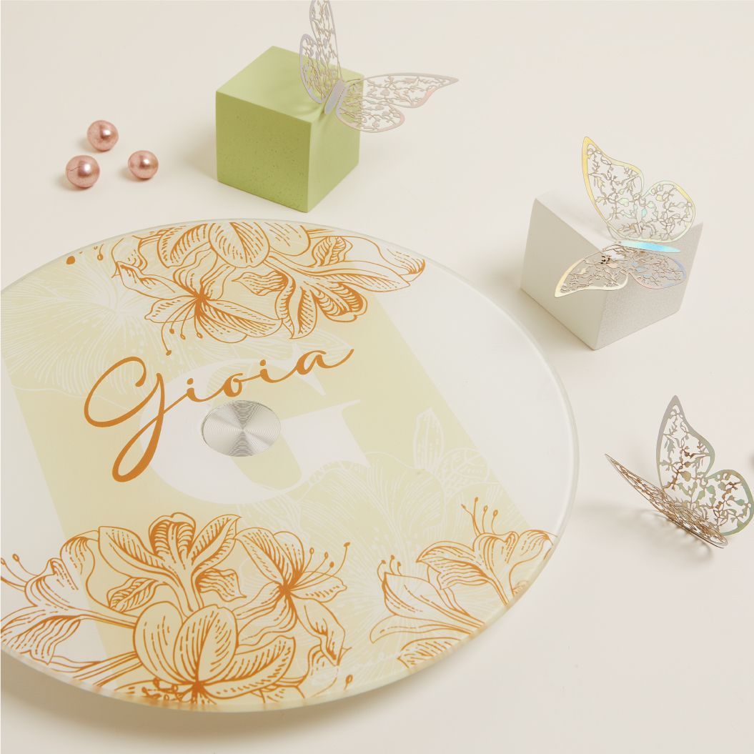 Claraluna - Vassoio girevole decorato “Gioia” 25066