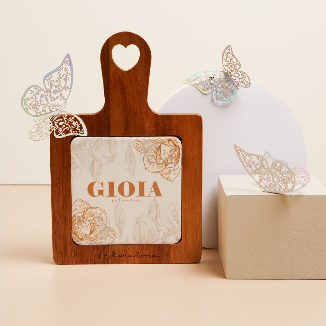 Claraluna - Tagliere decorato “Gioia” 25058