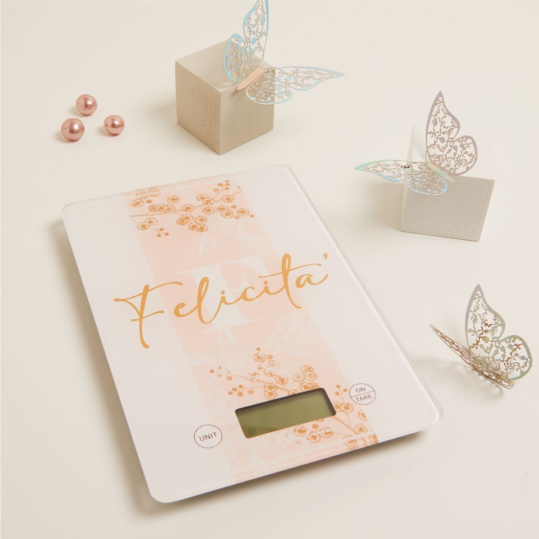 Claraluna - Bilancia decorata “Felicità” 25063