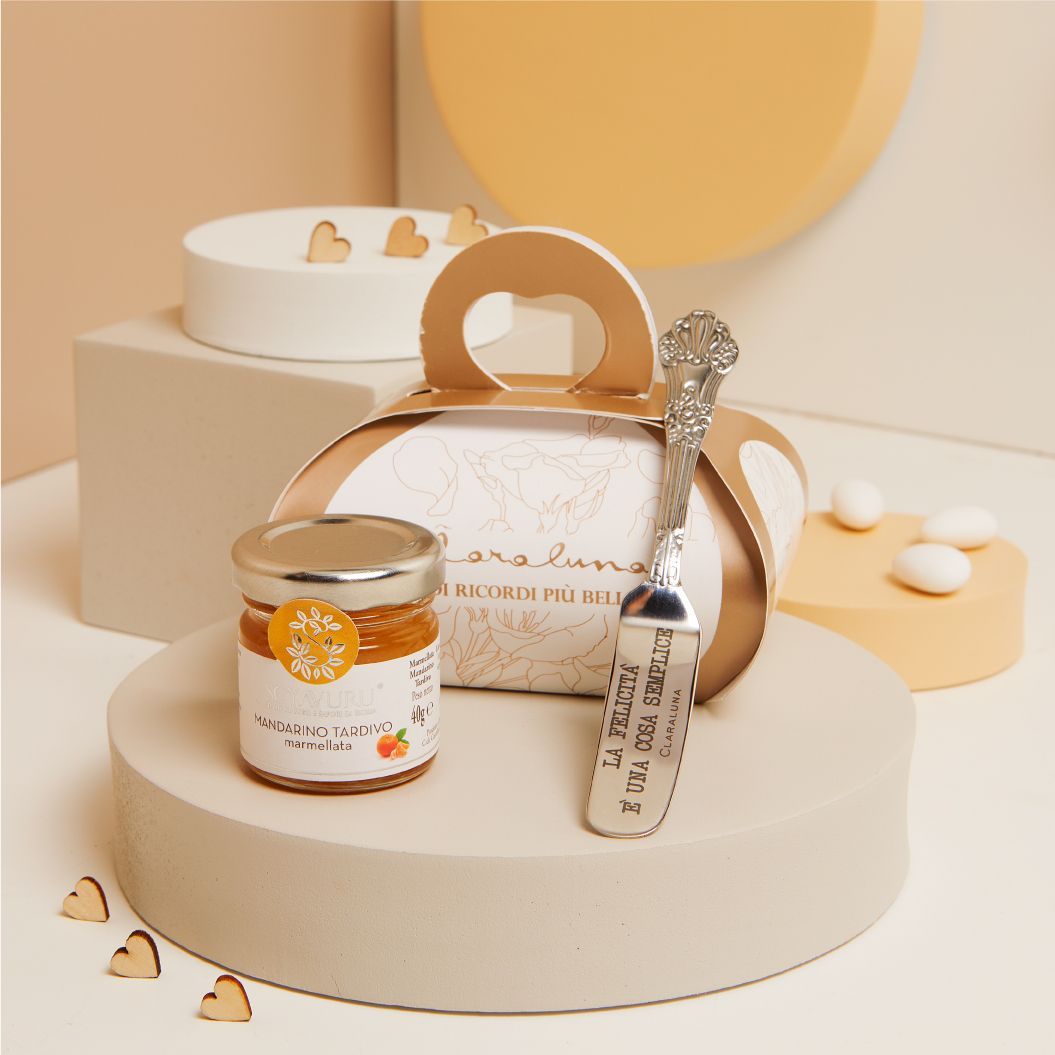 Claraluna - Marmellata mandarino con coltellino 25084C