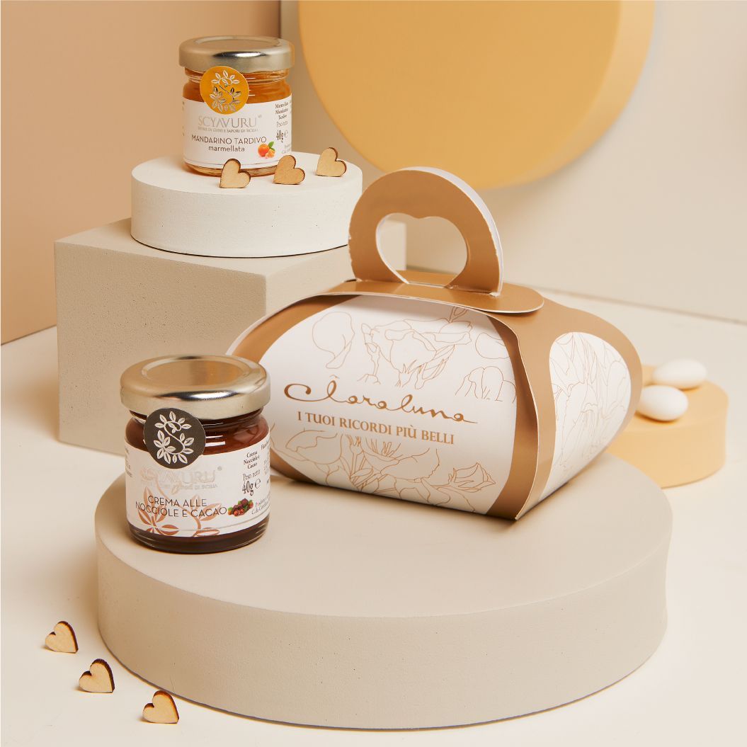 Claraluna - Bis Marmellata Mandarino + Crema Nocciola 25085