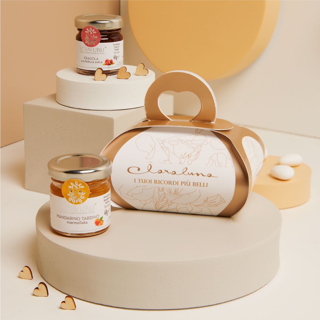 Claraluna - Bis Marmellata Mandarino + Marmellata Fragole 25088