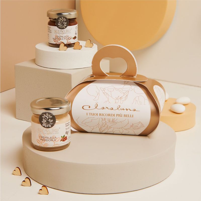 Claraluna - Bis Crema Nocciole + Crema Mandorla 25089