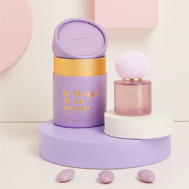 Claraluna - Diffusore viola con tappo in gesso 25152G/25162G