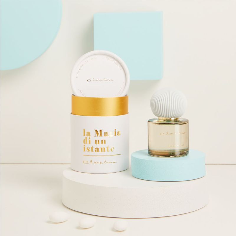 Claraluna - Diffusore grigio con tappo in gesso 25155G/25165G