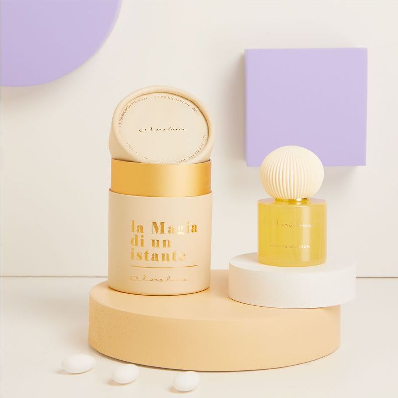 Claraluna - Diffusore giallo con tappo in gesso 25154G/25164G