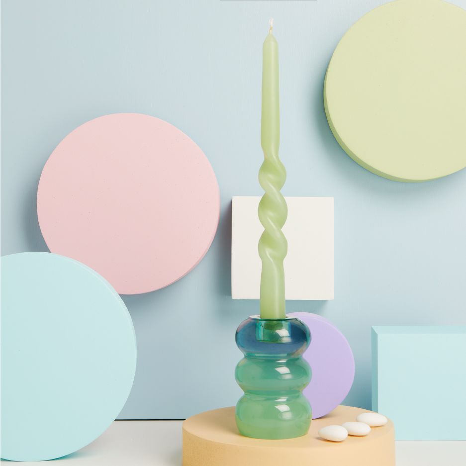Claraluna - Candelabro grande verde 25168