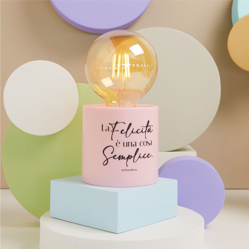 Claraluna - Lampada led rosa 25174