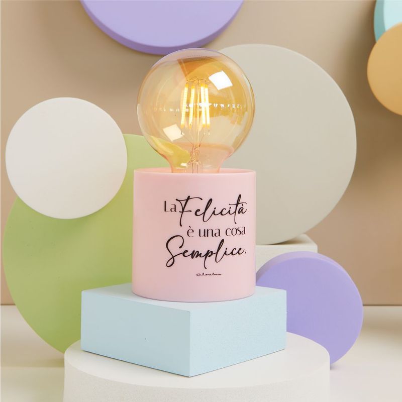 Claraluna - Lampada led rosa 25174