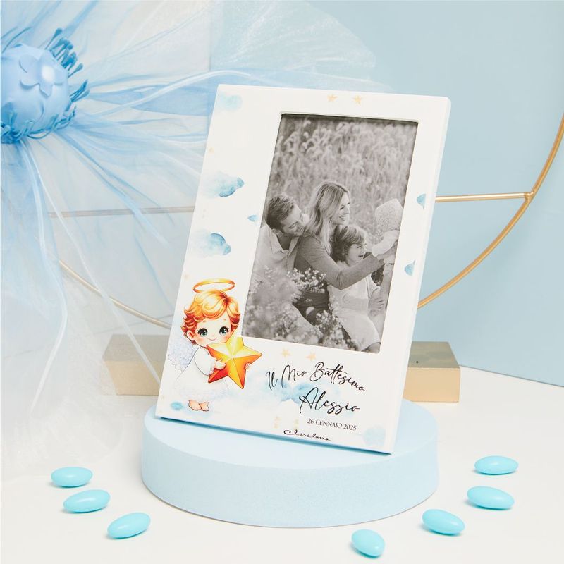 Claraluna - Portafoto con angioletto Personalizzabile 25364