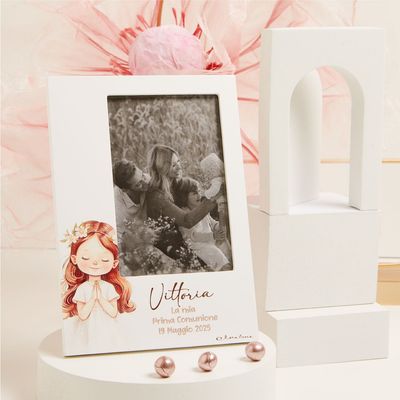 Claraluna - Portafoto bambina Prima Comunione Personalizzabile 25368