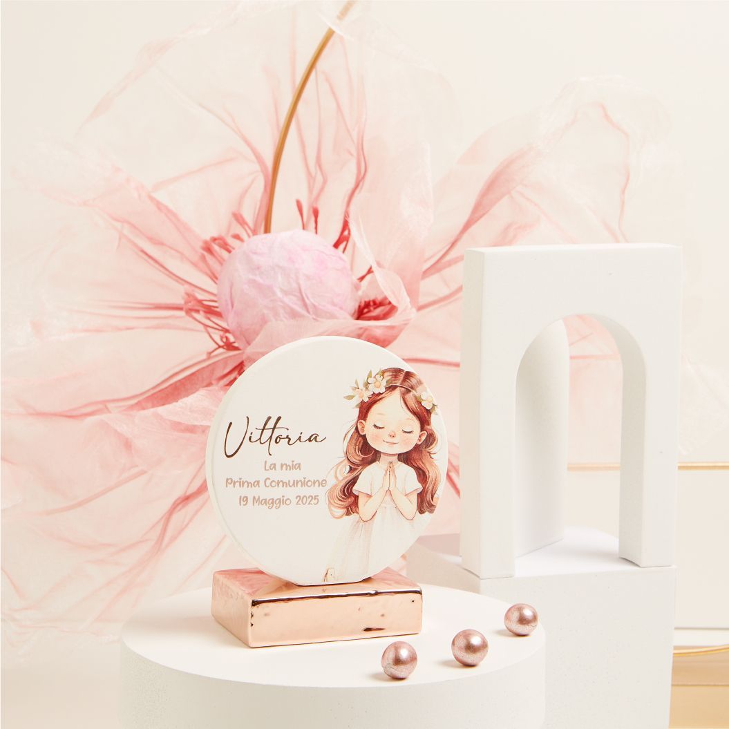 Claraluna - Icona bambina Prima Comunione Personalizzabile 25366