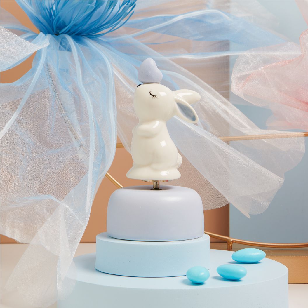 Claraluna - Carillon coniglietto azzurro 25386