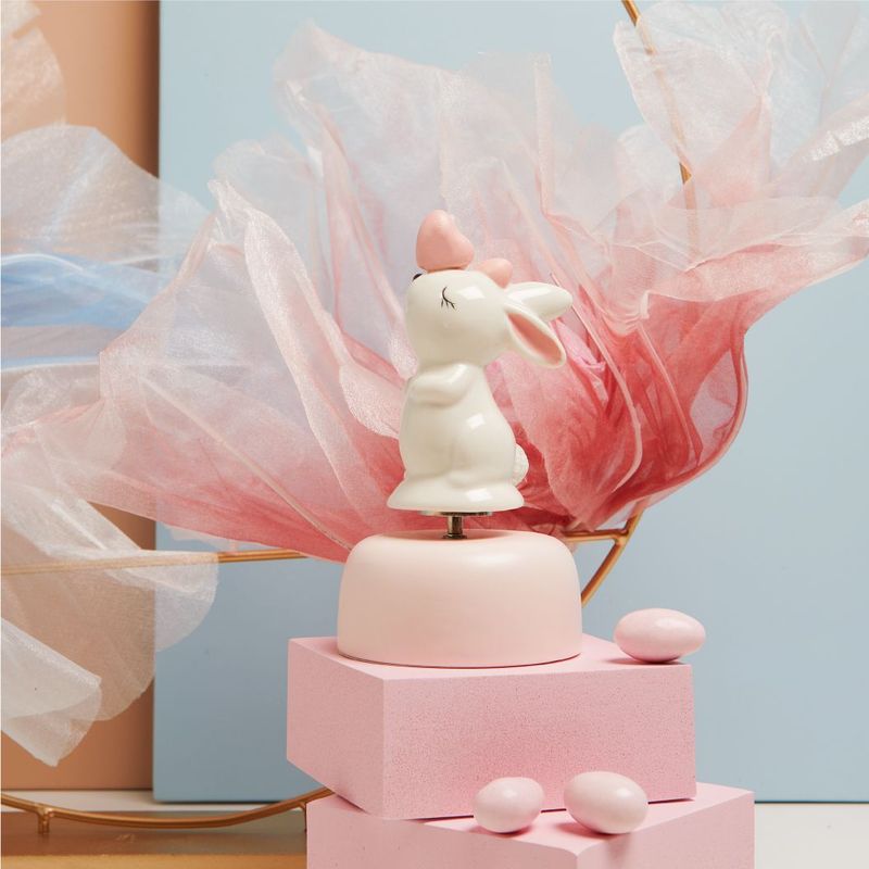 Claraluna - Carillon coniglietto rosa 25385