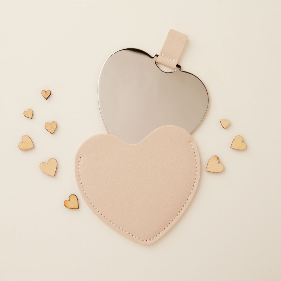 Claraluna - Specchietto cuore in vari colori