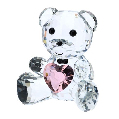 Hervit - Orsetto Cristallo Cuore Rosa 29796
