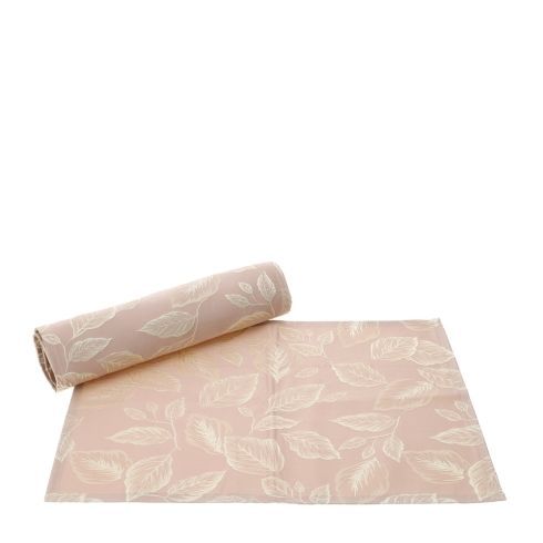 Hervit - Box 2 Tovagliette Foliage Rosa/Oro 29811