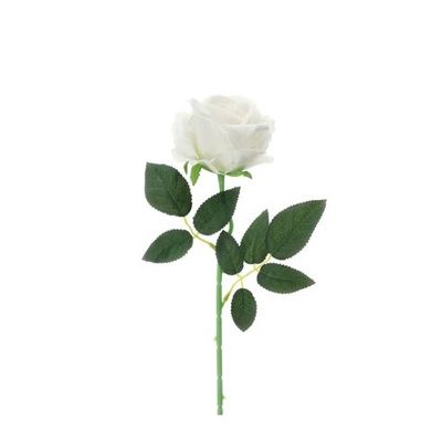 Hervit - Rosa in velluto con foglie in vari colori