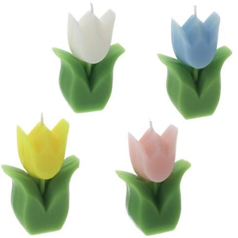 Hervit - Candela Tulipano in vari colori