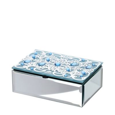 Hervit - Cofanetto Portagioie Byzantium Azzurro 29915