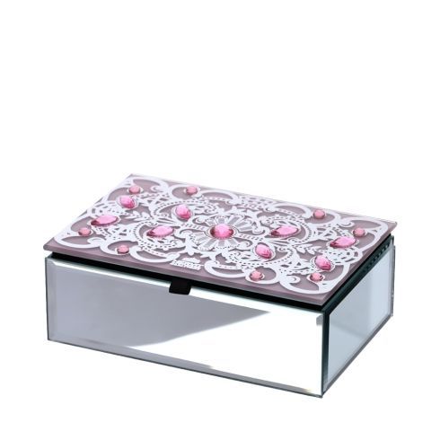 Hervit - Cofanetto Portagioie Byzantium Rosa 29916