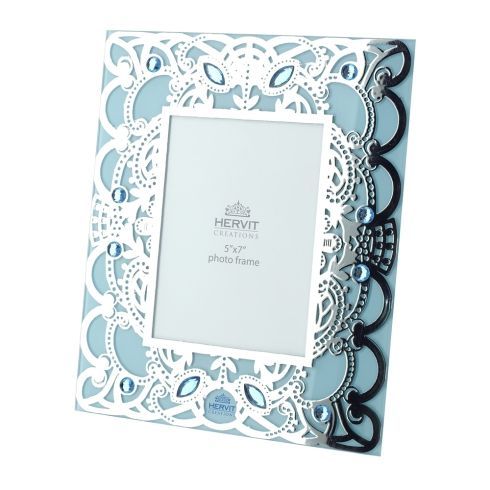 Hervit - Cornice Byzantium Azzurro 24x29cm 29924