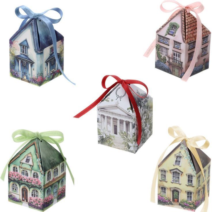 Hervit - Box 6 scatoline Cottage in vari colori