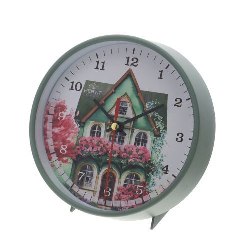 Hervit - Orologio da tavolo tondo Cottage 29949