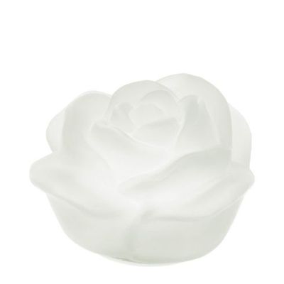 Hervit - Rosa in Vetro Satinato a Led Bianca 29994