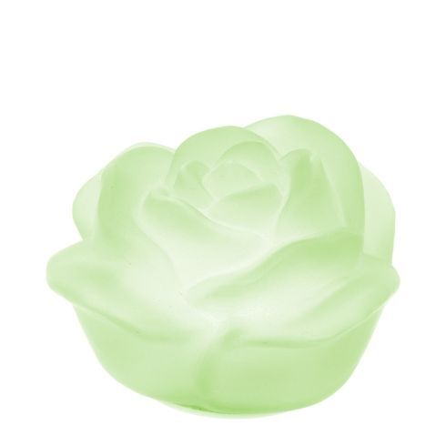 Hervit - Rosa in Vetro Satinato a Led Verde 29997