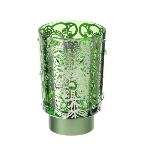 Hervit - Lampada Vetro Byzantium Verde 30013