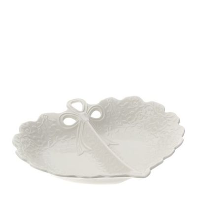 Hervit - Piatto Snack a Forma di Cuore in Porcellana Linea Romance 30029