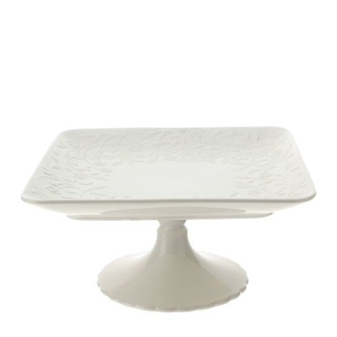 Hervit - Alzata quadrata in Porcellana Linea Romance 30031