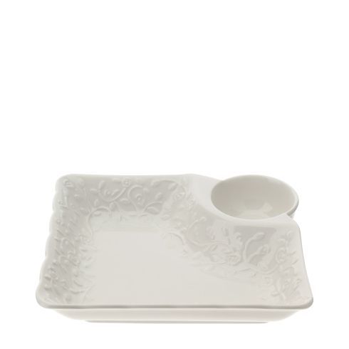 Hervit - Piatto Snack in Porcellana Linea Romance 30027