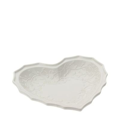 Hervit - Piatto a Forma di Cuore in Porcellana Linea Romance 30028