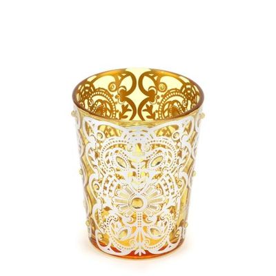Hervit - Vaso Vetro Byzantium Giallo 30068
