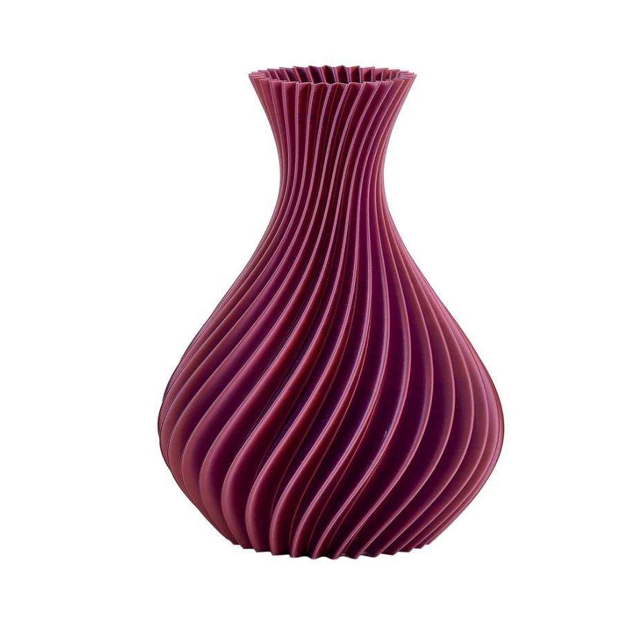 Melaverde - Vaso Spirale Viola Bicolor