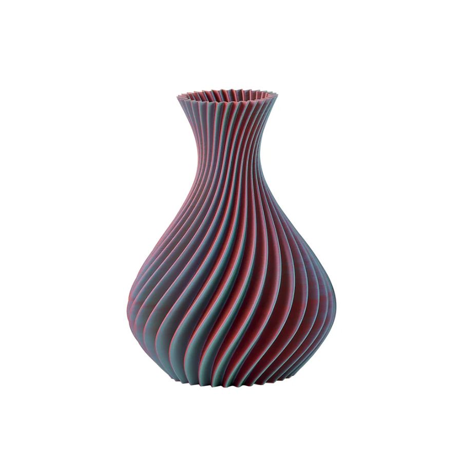 Melaverde - Vaso Spirale Diamante, Dimensione:: Altezza 20 cm (cod. ML004)