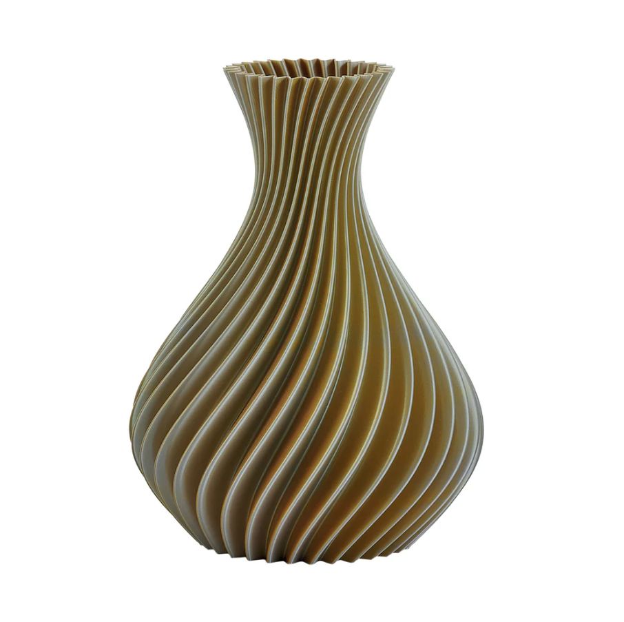 Melaverde - Vaso Spirale Oro Silver