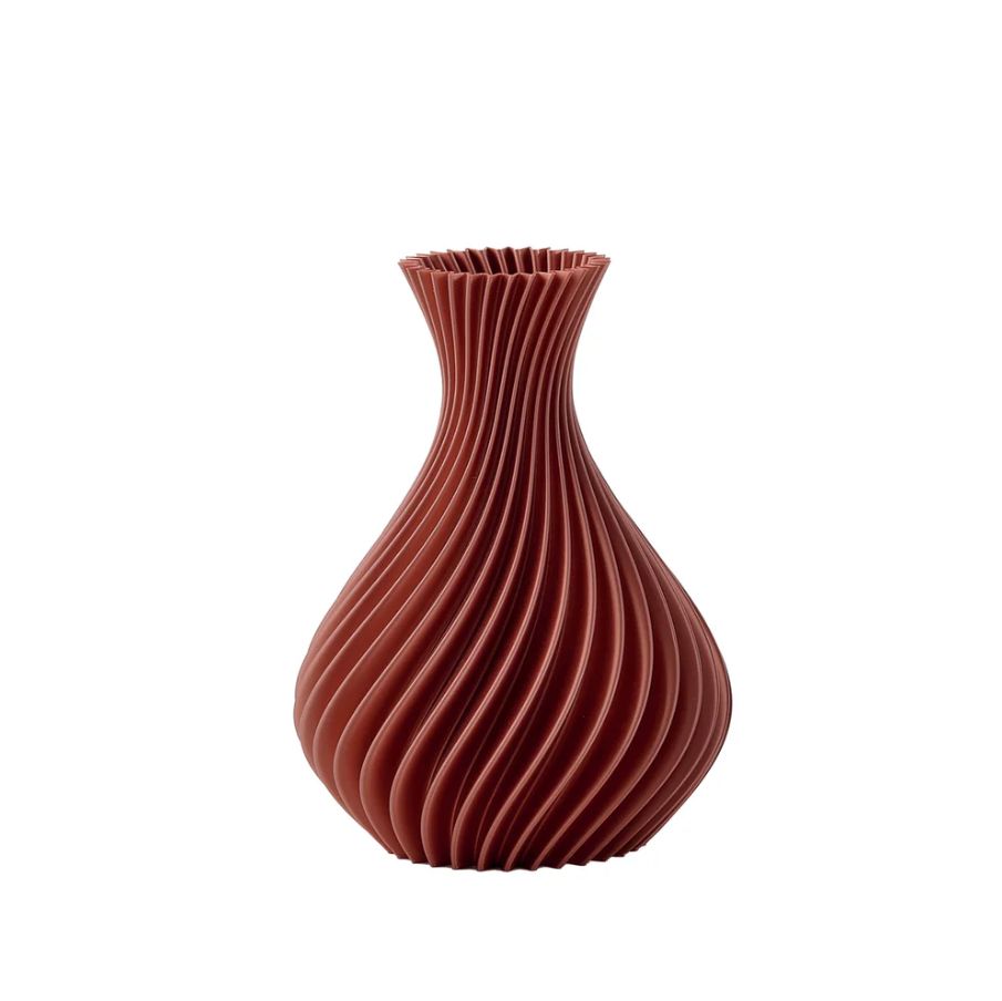 Melaverde - Vaso Spirale Rame, Dimensione:: Altezza 20 cm (cod. ML010)