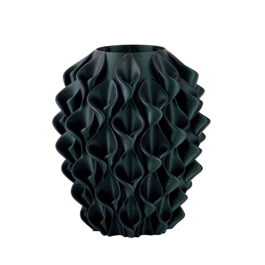 Melaverde - Vaso Fiore Verde Glitter