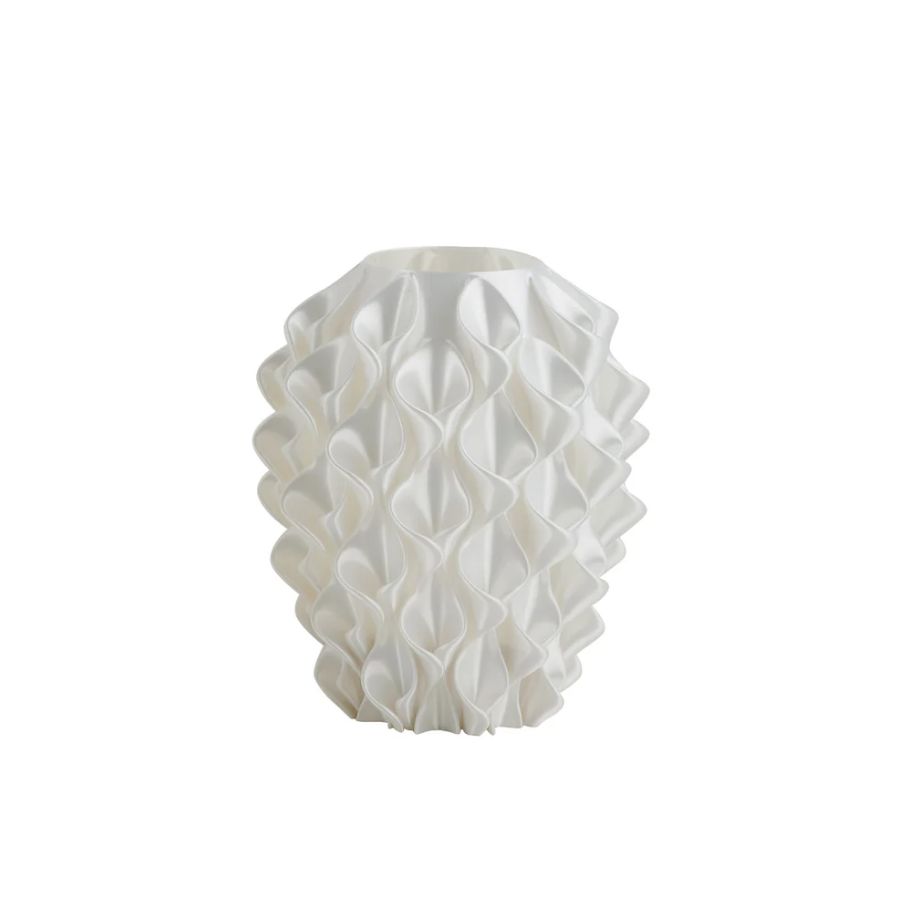 Melaverde - Vaso Fiore Bianco, Dimensione:: Altezza 18 cm (cod. ML022)