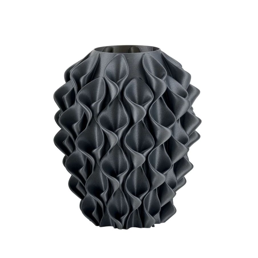 Melaverde - Vaso Fiore Grigio Glitter