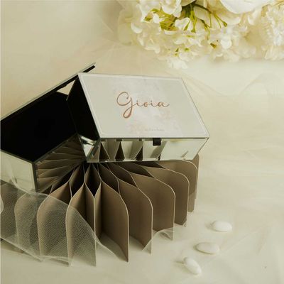 Scatola portagioie con decoro gioia