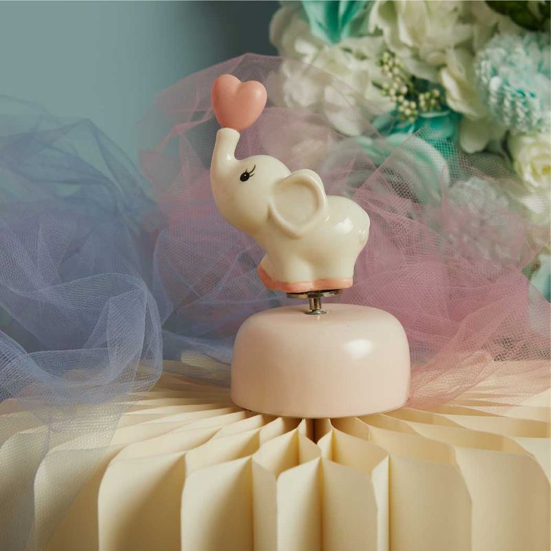 Carillon elefantino rosa o blu